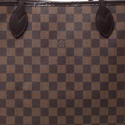 Louis Vuitton Damier Ebene Canvas Neverfull MM Bag