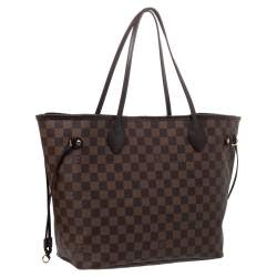 Louis Vuitton Damier Ebene Canvas Neverfull MM Bag