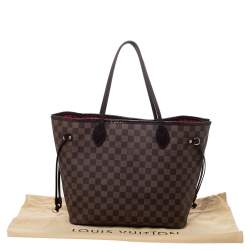 Louis Vuitton Damier Ebene Canvas Neverfull MM Bag