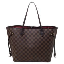 Louis Vuitton Damier Ebene Canvas Neverfull MM Bag