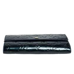 Pre Owned محفظة لوي فيتون سارا فيرنيه مونوغرامي بترولية