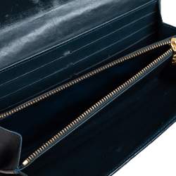 Pre Owned محفظة لوي فيتون سارا فيرنيه مونوغرامي بترولية