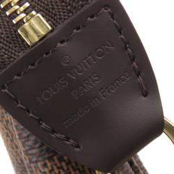 مملوكة مسبقًا Louis Vuitton Damier Ebene Canvas Pochette Accessoires Mini Bag