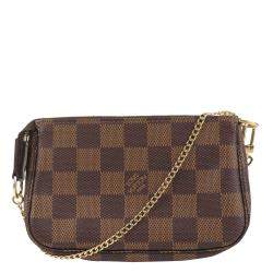 Louis Vuitton Damier Paillettes Mini Pochette Accessories Blue