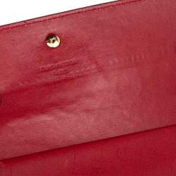 مملوكة مسبقًا محفظة لوي فيتون سارة فيرنيه مونوغرامي بوم دامور أحمر