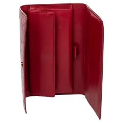 مملوكة مسبقًا محفظة لوي فيتون سارة فيرنيه مونوغرامي بوم دامور أحمر