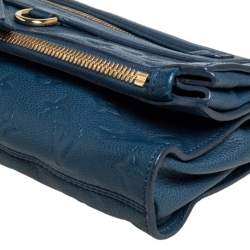 Pre Owned Louis Vuitton Orage Monogram Empreinte Leather Petillante Clutch