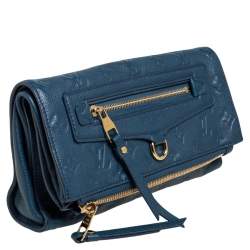 Pre Owned Louis Vuitton Orage Monogram Empreinte Leather Petillante Clutch