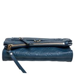 Pre Owned Louis Vuitton Orage Monogram Empreinte Leather Petillante Clutch