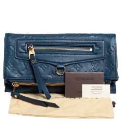 Pre Owned Louis Vuitton Orage Monogram Empreinte Leather Petillante Clutch