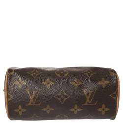 Pre Owned Louis Vuitton Monogram Canvas Speedy Nano Bag