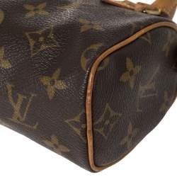 Pre Owned Louis Vuitton Monogram Canvas Speedy Nano Bag