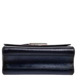 مملوكة مسبقًا حقيبة لوي فيتون تويست ترتر وجلد إيبي أزرق داكن مزين لهب 