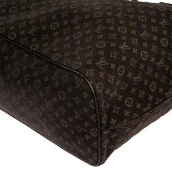 Pre Owned Louis Vuitton Fusain Monogram Idylle Canvas Neverfull MM Bag