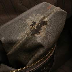 Pre Owned Louis Vuitton Fusain Monogram Idylle Canvas Neverfull MM Bag