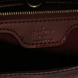 Pre Owned Louis Vuitton Rouge Fauviste Monogram Vernis Wilshire PM Bag