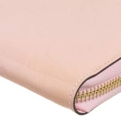 Pre Owned محفظة لوي فيتون زيبي فيرنيه مونوغرامي أخضر فيرت 