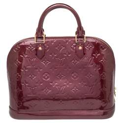 مملوكة مسبقًا Louis Vuitton Pomme D'Amour Monogram Vernis Alma PM Bag