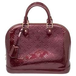مملوكة مسبقًا Louis Vuitton Pomme D'Amour Monogram Vernis Alma PM Bag