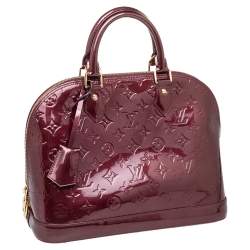 مملوكة مسبقًا Louis Vuitton Pomme D'Amour Monogram Vernis Alma PM Bag