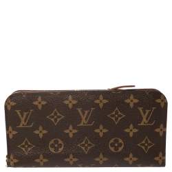 LOUIS VUITTON Monogram Canvas Ivorie Insolite Wallet