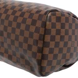 Pre Owned Louis Vuitton Damier Ebene Canvas Speedy 30 Bag