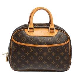 Trouville cloth handbag Louis Vuitton White in Cloth - 25262268