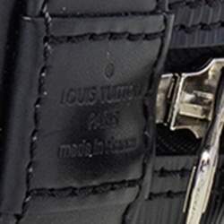 Pre Owned Louis Vuitton Black Epi Leather Alma BB Bag