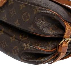 مملوكة مسبقًا حقيبة لوي فيتون ساومور كانفاس مونوغرامية 30