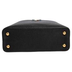 Pre Owned حقيبة لوي فيتون كيبوسينز جلد توريلون سوداء MM