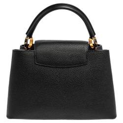 Pre Owned حقيبة لوي فيتون كيبوسينز جلد توريلون سوداء MM