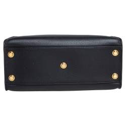 مملوكة مسبقًا Louis Vuitton Black Monogram Canvas and Leather On My Side MM Bag 