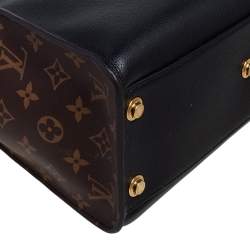 مملوكة مسبقًا Louis Vuitton Black Monogram Canvas and Leather On My Side MM Bag 