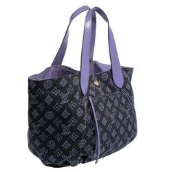 Pre Owned Louis Vuitton Marine Canvas Cabas Ipanema PM Bag