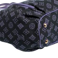 Pre Owned Louis Vuitton Marine Canvas Cabas Ipanema PM Bag