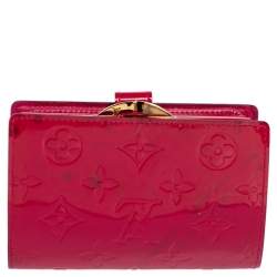 مملوكة م سبقًا محفظة لوي فيتون بورت فيل فينواز فيرنيه مونوغرامي روز بوب