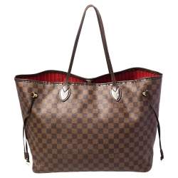 Louis Vuitton Damier Ebene Canvas Neverfull GM Bag