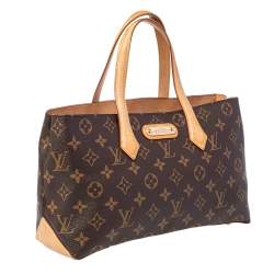 Pre Owned حقيبة يد لوي فيتون ويلشاير كانفاس مونوغرامي PM