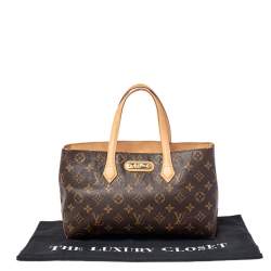 Pre Owned حقيبة يد لوي فيتون ويلشاير كانفاس مونوغرامي PM