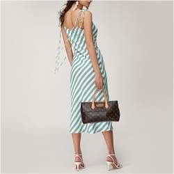 Pre Owned حقيبة يد لوي فيتون ويلشاير كانفاس مونوغرامي PM