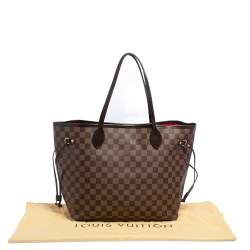 Louis Vuitton Damier Ebene Canvas Neverfull MM Bag