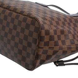 Louis Vuitton Damier Ebene Canvas Neverfull MM Bag