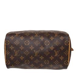 Pre Owned Louis Vuitton Monogram Canvas Speedy 25 Bag