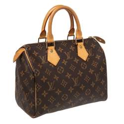 Pre Owned Louis Vuitton Monogram Canvas Speedy 25 Bag