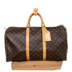 Louis Vuitton Monogram Canvas Keepall 50 Bag