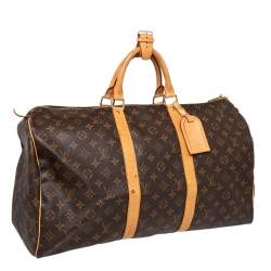 Louis Vuitton Monogram Canvas Keepall 50 Bag