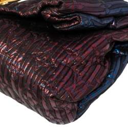 Pre Owned Louis Vuitton Marine Monogram Jacquard Limited Edition Altair Clutch