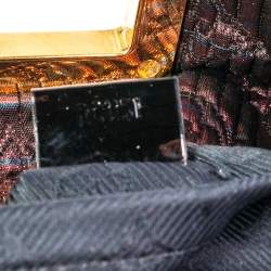 Pre Owned Louis Vuitton Marine Monogram Jacquard Limited Edition Altair Clutch