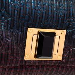 Pre Owned Louis Vuitton Marine Monogram Jacquard Limited Edition Altair Clutch