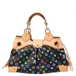 مملوكة مسبقًا Louis Vuitton Black Multicolore Monogram Canvas Ursula Bag